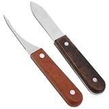 GETAJGHSD Juego de Cuchillo para Abrir Ostras y Pelador de Camarones de Acero Inoxidable Mango Ergonómico, Herramienta de Cocina Adecuado para Restaurantes y Centros Comerciales