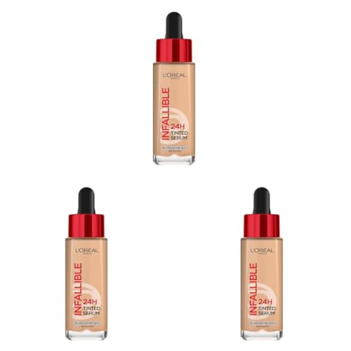 Image of L'Oreal Paris Infallible 24H Tinted Serum Foundation, 4-5 Medium (Pack of 3)