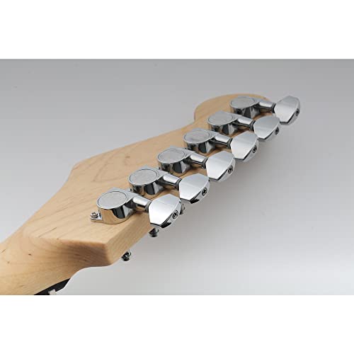 Wilkinson Mécanique Guitare 6 en ligne E-Z-LOK type pour Fender Strat/Tele Style Guitare électrique,Chrome - Les Beatles, Paul McCartney, John Lennon, RIngo Starr, George Harrison Wilkinson Mécanique Guitare 6 en ligne E-Z-LOK type pour Fender Strat/Tele Style Guitare électrique,Chrome – Image 8