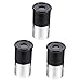 OSALADI 3 Pcs Telescope Eyepiece Abs Optical Eyepiece Telescope Lens Replacement Glass Multi-Coated Eyepiece Abs 0. 965 Inch Eyepiece H20mm Eyepiece Multi-Layer Accessories Glass