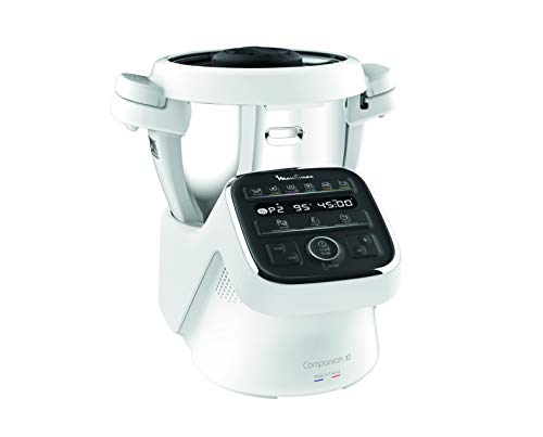 MOULINEX COMPANION XL Roboterkocher Multifunktionsschüssel 4.5L 12 Autoprogramme Suppen Gazpacho Küchenmaschine Beater Mixer Chopper Kneter Kochen Dampf 1550W HF80CB10 – Bild 3