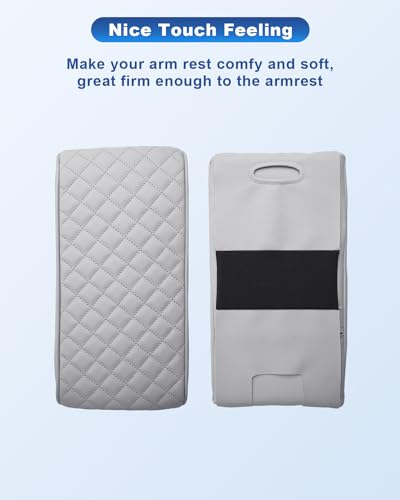 Image of CDEFG for 2024 2025 2026 Hyundai Santa Fe Center Console Cover Compatible with 2024-2026 Hyundai Santa Fe MX5 Accessories Armrest Cover Middle Console Pad(Require Armrest Lid Removal)