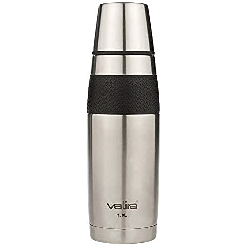 Valira Inoxterm - Termo para liquidos de 1 L, Doble Pared con vacio de Acero Inoxidable 18/10