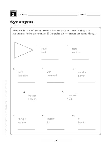 240 Vocabulary Words Kids Need to Know: Grade 3: 24 Ready-to-reproduce Packets That Make Vocabulary Building Fun & Effective (Teaching Resources) - Image 9