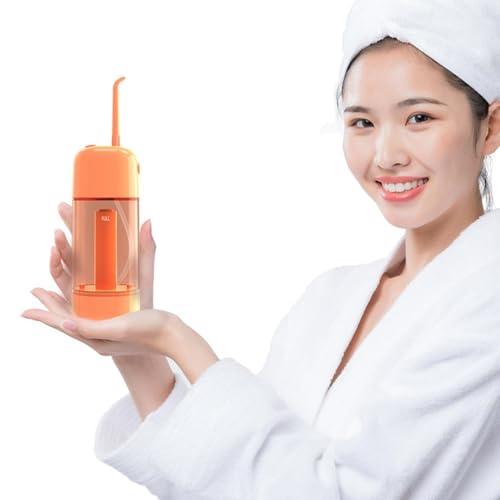 Wasserdichte Mundseide, Zahnreinigungswerkzeug, Zahnseide, bequeme Verwendung, kabellos, 14 x 5,5 x 4,5 cm für ein gesünderes Lächeln durch Verbesserung Ihrer allgemeinen Mundhygiene-Routine – Bild 7