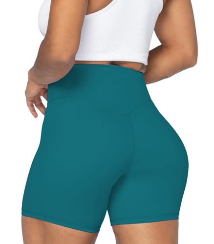 Image of Sunzel No Front Seam High Waist Biker Shorts for Women, Squat Proof Yoga Workout Gym Bike Shorts | 3, 5 Or 8-Inch Inseam, High Waisted, Tummy Control, No Front Seam, Buttery Soft, Compression Fit, Squat Proof