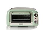 Ariete 3919 Forno Elettrico Vintage, 800W, Capacità 10L, Doppio vetro, Retrò, Verde