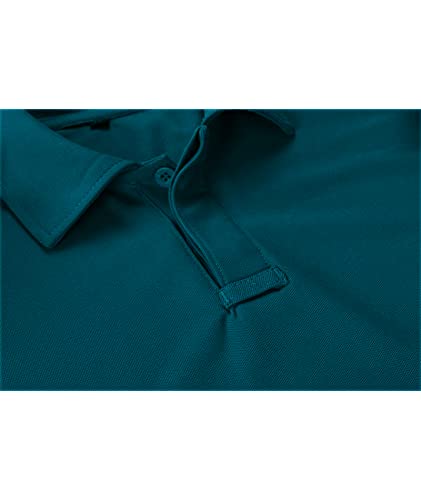 ZITY Mens Polo Shirt Short Sleeve Sports Tactical T-Shirt Athletic Golf Polos Daily Casual Stylish Collared Shirts for Men