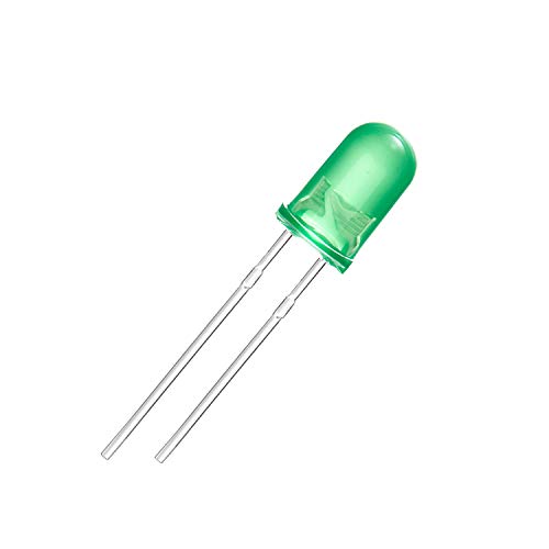 Chanzon 100 Pcs 5Mm Green Diffused Led Diode Lights (Colored Lens Round Dc 3V 20Ma) Lighting Bulb Lamps Electronics Components Indicator Light Emitting Diodes #TOP3