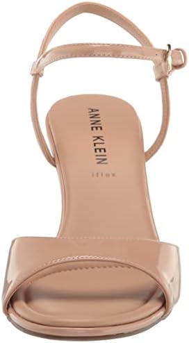 Anne Klein Women's Silas Wedge Sandal, Nude, 9 | Image 1