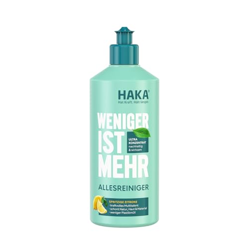 HAKA Allesreiniger, 475ml, Allzweckreiniger, Universalreiniger für den Haushalt und Auto, pH-neutrales Reinigungsmittel, Konzentrat, Citrus-Duft