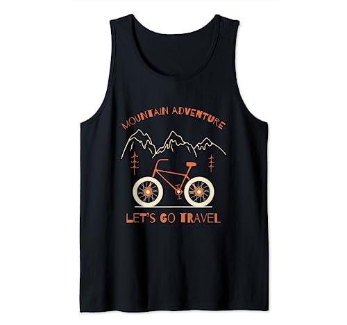 Mountain adventure lets go travel Tank Top