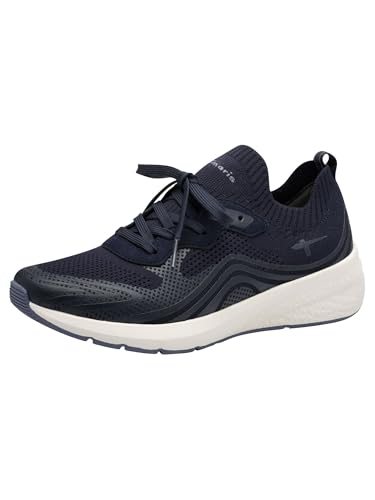 Tamaris Schnürer Damen Vegan sportlich blau,EU 39