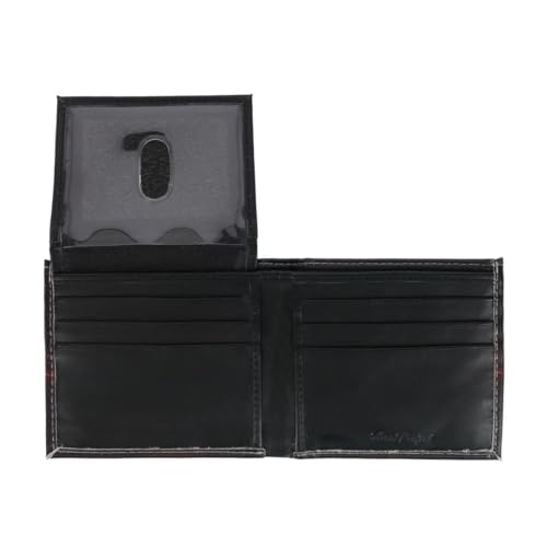 CTM Men's Electric Tiger Bifold Wallet, Black3