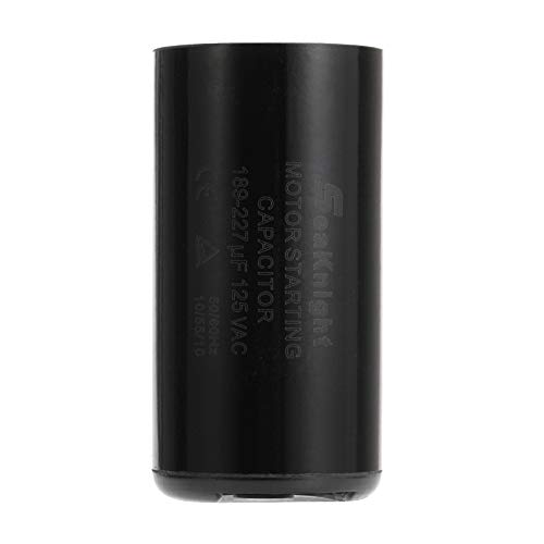 Motor Start Capacitor 189-227 MFD uF 125VAC US Style Round for Single Phase Motor