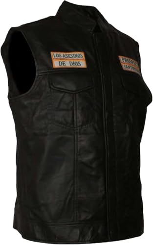 Angel EZ Reyes Mayans M.C Northern Cali Biker Leather Vest3