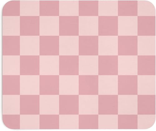 La Mejor Selección de Decoración original los mejores 10. 42 Teegarb Letter Blanket Mouse Pad Patrón de Cuadros Rosa Suave y Claro Tapete para Mouse Base Caucho Antideslizante Alfombrilla Oficina Laptop Escritorio Decoración Femenina...
