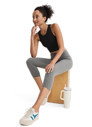 Jockey Women's Activewear High Rise Cotton Stretch Capri Legging3