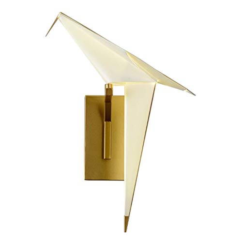 Applique origami oiseau luminaire moderne pour éclairer un salon sombre