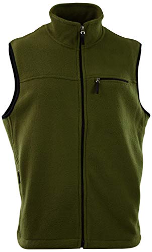 ChoiceApparel Men's Soft and Durable Sweater Vest Body Warmer (Many Colors and Styles to Choose from) (L, and-Bright Olive)