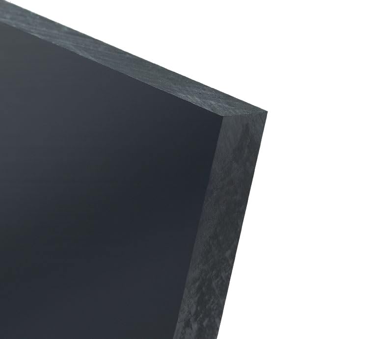 PE-HD Platte 500 x 250 x 25 mm PE300 Schwarz Polyethylen