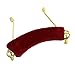 4 Colors Professional Violin Spring Shoulder Rest Velvet Padded Frame Rest - Dark Red, 1/4 & 1/8 Dark Red 1/4 & 1/8