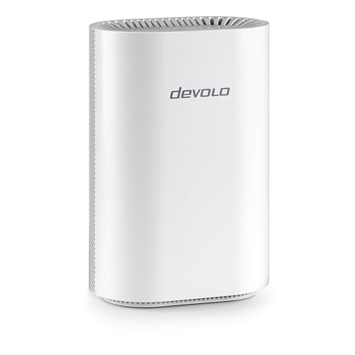 devolo WiFi 7 BE6500 Router, Le routeur Wi‑FI pour la Fibre et Les connexions câble, Jusqu’à 6.500 Mbit/s, connectivité LAN 2,5 Gbit/s, Blanc