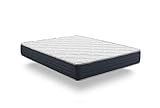 NATURALEX Matelas RoyalVisco 160 x 200 cm - Épais 25 cm - Mousse à mémoire de Forme HR, Accueil Blue Latex, Ventilation Optimale, Hypoallergénique, Confort Mi-Ferme - Réversible Face été/Hiver