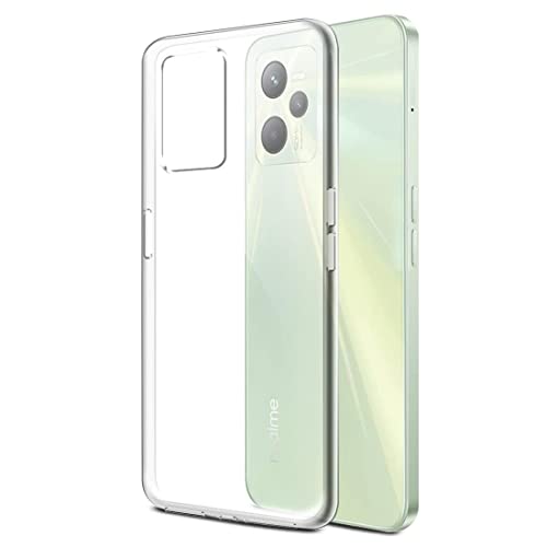 Image of Rubber Back Cover for Realme RMX3511 / Realme C35 - Transparent