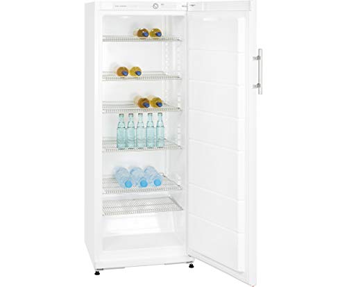 Getränke-Kühlschrank LED-Licht 5-Flaschengitter Rollen Breite 60 cm