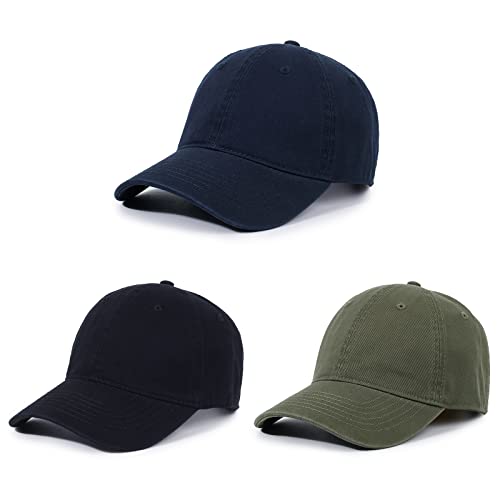 Image of Crazy Era Unisex Cotton Baseball Cap Plain Blank Dad Hat Adjustable Vintage Solid Hat