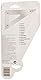 Maped M120621 - Zeichendreieck Aluminium, 21 cm, für 60 Winkel, aluminium