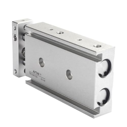 Cilindro neumático TR TR20 doble varilla de diámetro 20mm carrera 10mm 3