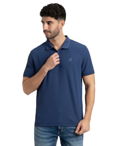 Image of Jockey AM38 Men's Microfiber Fabric Solid Half Sleeve Polo T-Shirt with StayDry & StayFresh Technology