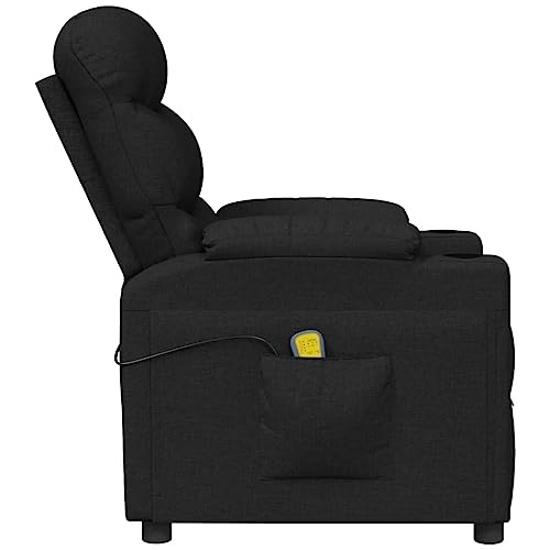 Siège inclinable de massage noir pour une salle de séjour cocooning