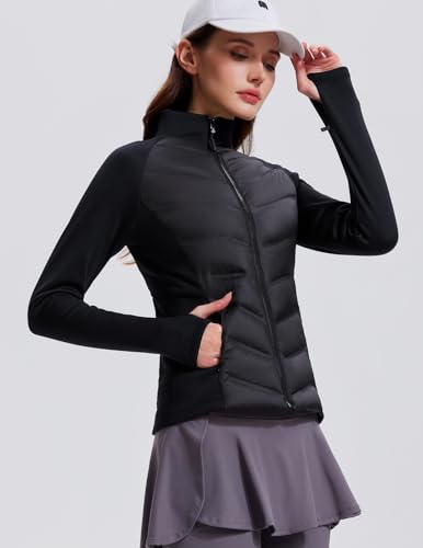 AFZ Women's Warm Lightweight Puffer Jacket in Classic Black - Perfect for Every Season! - Image 2