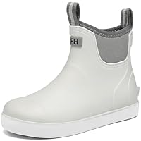 CKWLXQY Kids Deck Boots Boys Rain Boots Girls Rubber Ankle Boots Water Shoes, Non-slip Waterproof Outdoor Fishing Shoes for Childs School Play Footwear