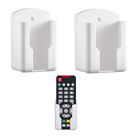 peiyee Remote Control Holder Wall Remote Control Organiser Remote Control Holder Organiser Bedroom Bathroom Office Multifunctional Storage Box Air Conditioning TV Box TV Mobile Phone Cover