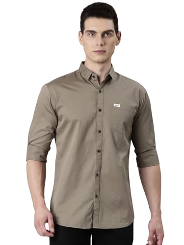 Image of Majestic Man Men Classic Slim Fit Pure Cotton Casual Shirt