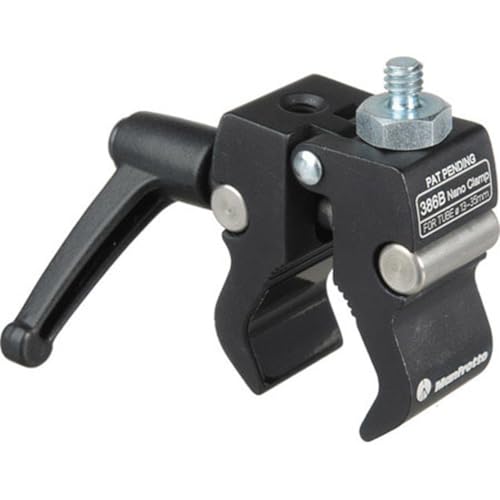 Image of Manfrotto 386BC NANO Clamp, 13-35mm, with 3 /8 inch 1 /4 inch Adapter