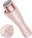 Facial Hair Remover for Women, Leuxe Painless Hair Removal Waterproof Shaver Razor with LED Light for Peach Fuzz Fine Hair Chin Cheek Upper Lip (Pink)