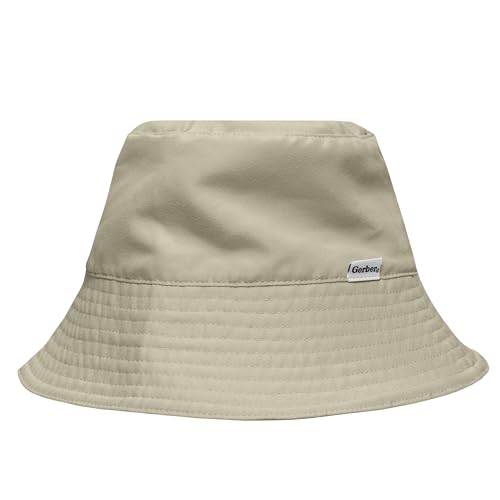 Gerber Unisex Baby UPF 50+ Baby Sun Hat Toddler Beach Bucket Hat 2-5 Years, Olive, One Size - image 1