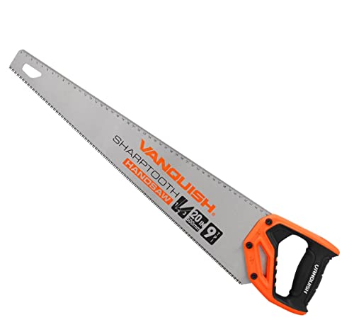 Vanquish 20 Inch Hand Saw Crosscut Saw With Comfort Grip For Woodworking 20 Inch 9 Teeth Per Inch (4806) #TOP29