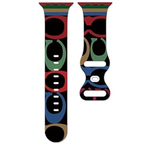 Luxury Silicone Band Compatible with Apple Watch Band 38mm 40mm 41mm 42mm 44mm 45mm 49mm Series 9 8 7 6 5 4 3 2 1 SE Ultra, Retro Classic Soft Sport Strap Band for iWatch