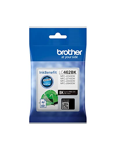 BROTHER InnobellaTM LC462BK Cartouche d'encre d'origine pour MFC-J2340DW, MFC-J2740DW, MFC-J3940DW Noir