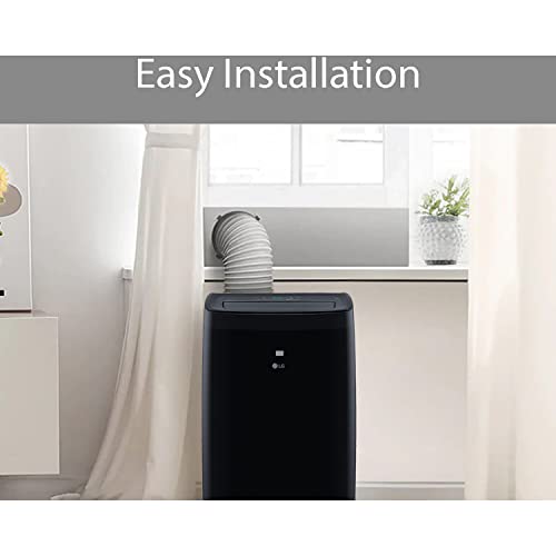 Lg 10,000 Btu (Doe) / 14,000 Btu (Ashrae) Smart Portable Air Conditioner, Cools 450 Sq.ft. (18' X 25' Room Size), Smartphone & Voice Control Works With Lg Thinq, Amazon Alexa And Hey Google, 115V #TOP2