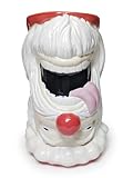 BG REYNOLDS Ceramic Tiki Mug, 18 oz, Hawaiian Cocktail Party Tumbler for Liquor, Tropical Drinks, Mai Tai, Hot Buttered Rum (Severed Santa - Special Edition)