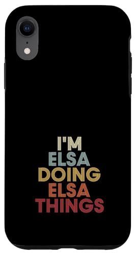 Elsa Name Elsa Personalized Name First Given �X�}�z�P�[�X iPhone XR �p