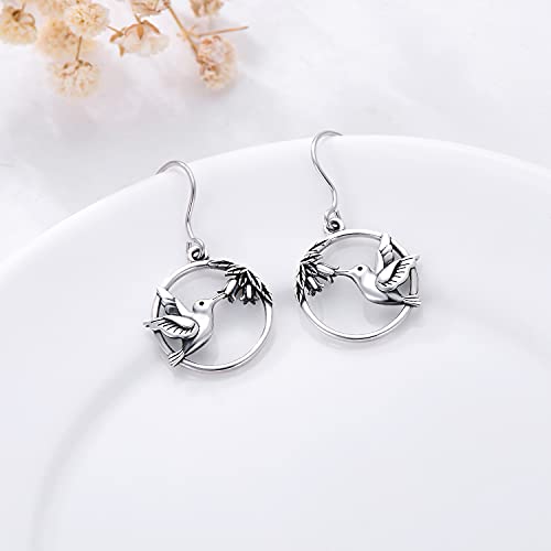 SIMONLY Valentine's Day Gifts: Sterling Silver Bird Earrings - Hummingbird, Dragonfly, Butterfly & Cardinal Designs4