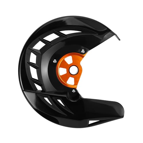 �����p�[�ی� ���A�u���[�L�f�B�X�N�J�o�[ TE 300 TE 250 2017-2025 FE 350 450 501 TC 250 TX 300 FC FX 350 450 �t�����g�u���[�L�f�B�X�N�K�[�h�v���e�N�^�[�ɓK��(BLACK ORANGE)